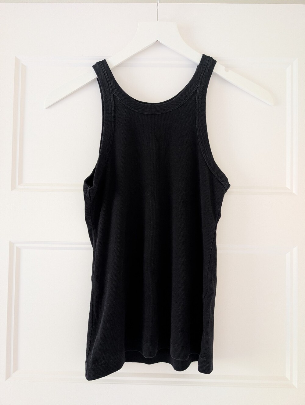 Toteme Ribbed Tank Black - Picture 2 of 6